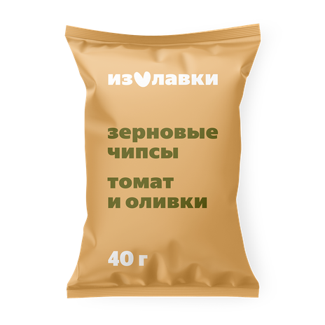 Чипсы зерновые Флайчипсы «Из Лавки» с томатом и оливками