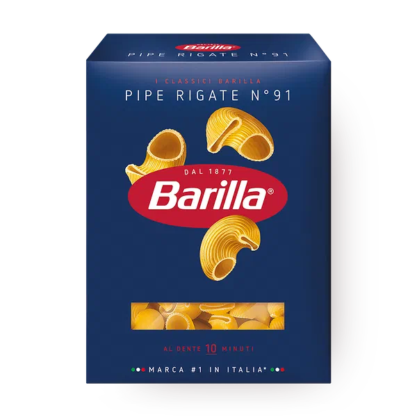 Макароны Pipe Rigate Barilla №91