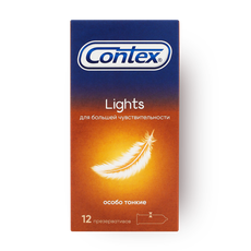 Презер­вативы Contex Lights, 12 шт