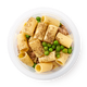 Ригатони с мясным рагу и зелёным горошком Piu Piu