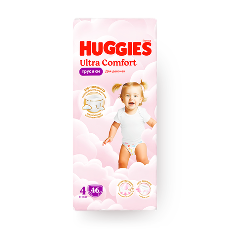 Подгузники-трусики Huggies Mega Girl 4