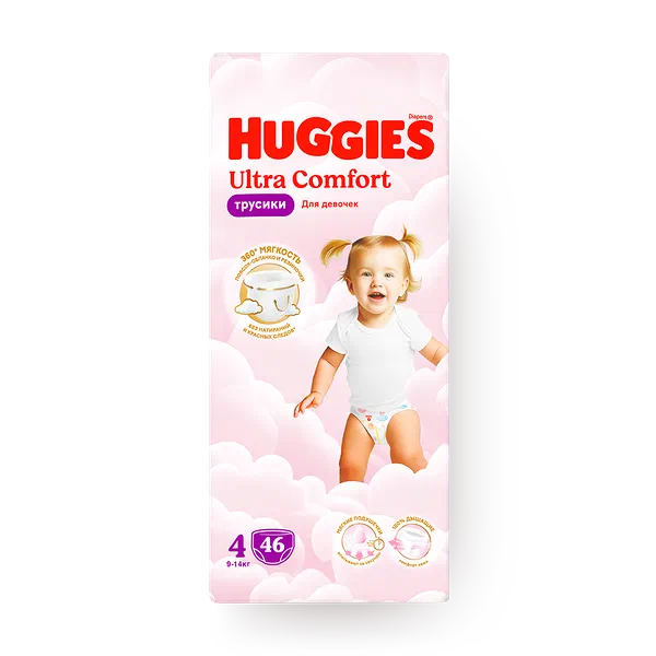 Подгузники-трусики Huggies Mega Girl 4