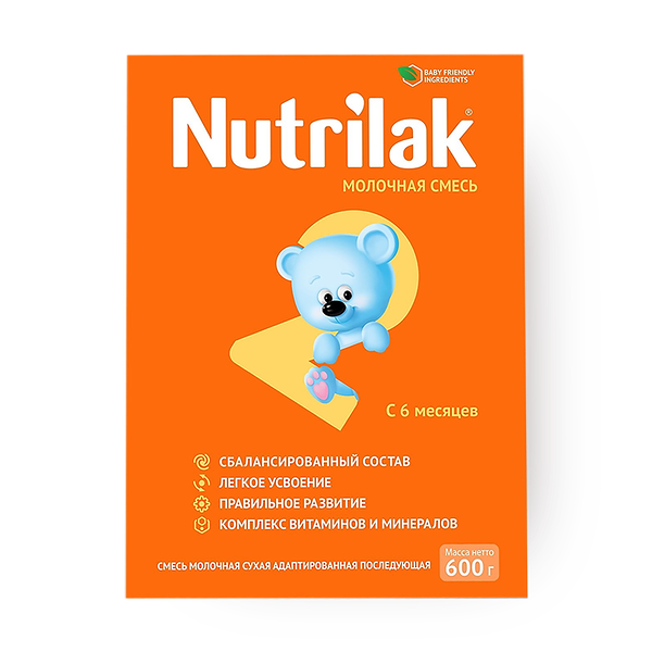 Смесь молочная сухая Nutrilak 2 с 6 месяцев