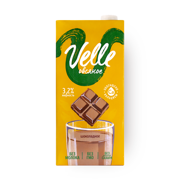 Напиток овсяный Velle шоколадный 3,2%