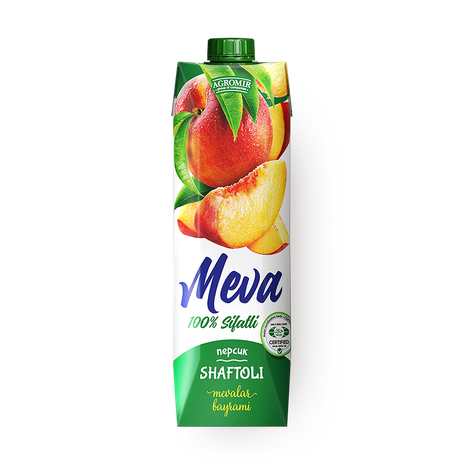 Напиток сокосодержащий персиковый с мякотью Meva Juice