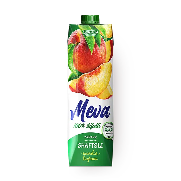 Напиток сокосодержащий персиковый с мякотью Meva Juice