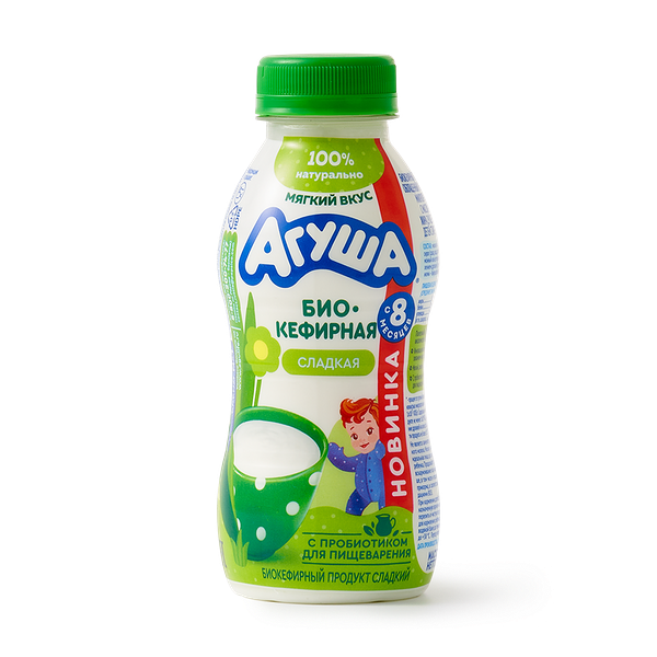 Продукт био-кефирный «Агуша» сладкий с 8 месяцев