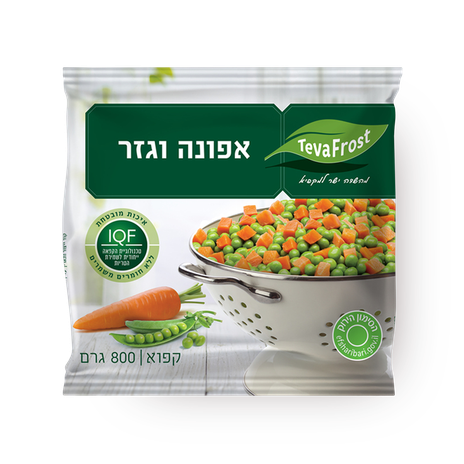 Peas and carrots Teva Frost frozen