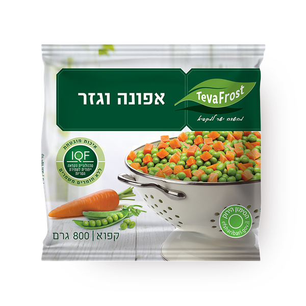 Peas and carrots Teva Frost frozen