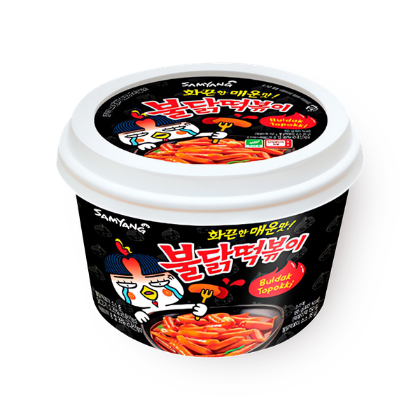 Клёцки рисовые Токпокки Samyang со вкусом острой курицы в соусе Бульдак
