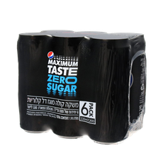 Pepsi Max six pack can