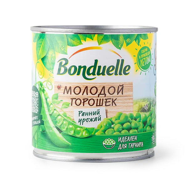 Горошек зелёный молодой Bonduelle
