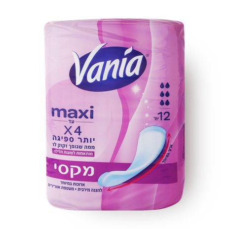 וניה תחבושות הגייניות מקסי