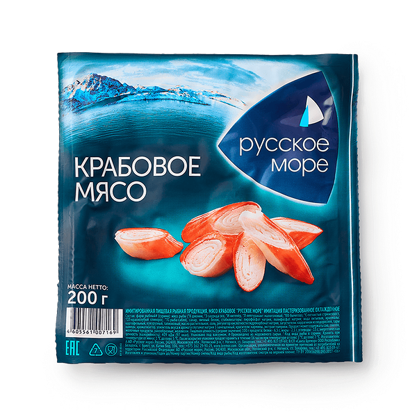 Крабо­вое мясо Русское море