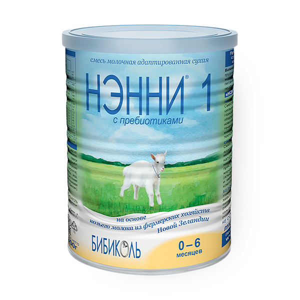 Смесь молочная на основе козьего молока "Нэнни" 1 с пребиотиками 0-6 месяцев