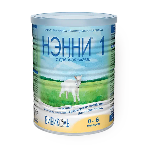 Смесь молочная на основе козьего молока «Нэнни» 1 с пребиотиками 0-6 месяцев