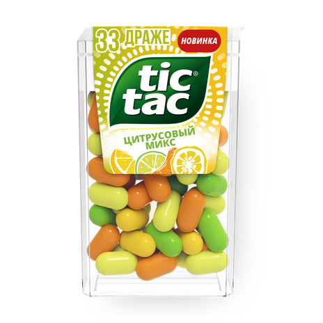Драже Tic Tac Цитрусовый микс