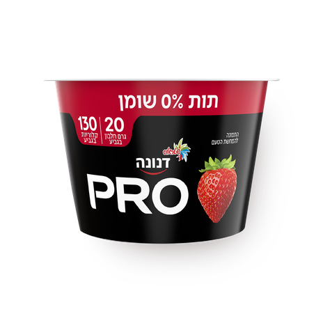 Danone Pro Strawberry yogurt 0%