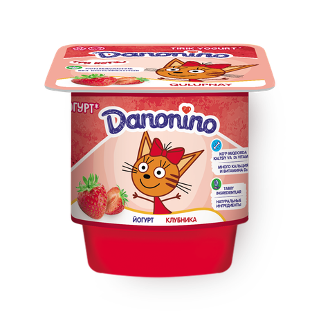 Йогурт Danonino клубника