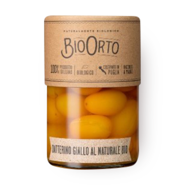 ביו-אורטו עגבניות שרי צהובות משומרות
