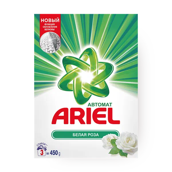 Стиральный порошок Ariel автомат белые розы
