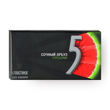 Жевательная резинка Wrigley's 5 сочный арбуз