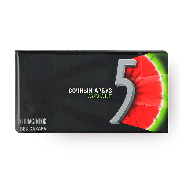 Жевательная резинка Wrigley's 5 сочный арбуз