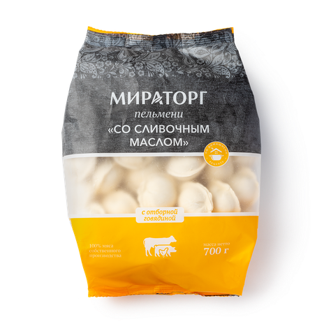 Пельмени со сливочным маслом «Мираторг»