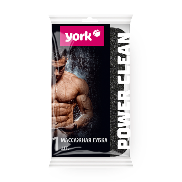 Губка массажная для тела York