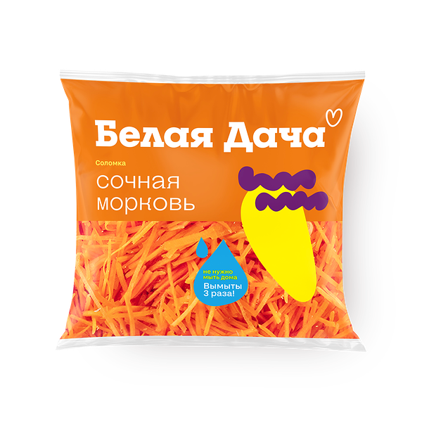 Морковь сочная соломка «Белая дача»