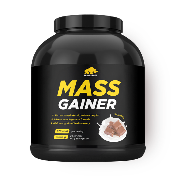 Гейнер PrimeKraft Mass Gainer шоколад