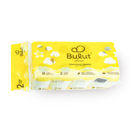 Туалетная бумага Bulut Aroma Yellow 2 слоя