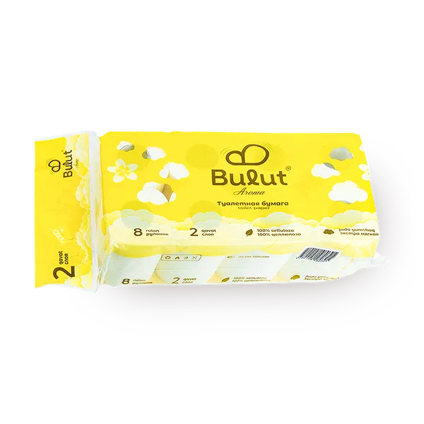 Туалетная бумага Bulut Aroma Yellow 2 слоя