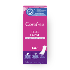 Прокладки ежедневные Carefree Plus Large — купить с доставкой из Яндекс ...