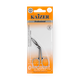 Ножницы-пинцет для бровей Kaizer серебро