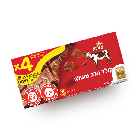 רביעית שוקולד פרה חלב