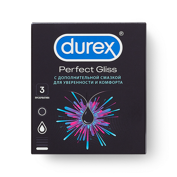 Презер­вативы Durex Perfect Gliss