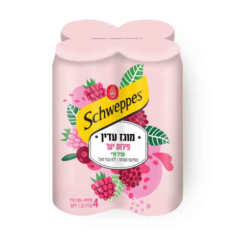 Schweppes lightly sparkling berries shrink