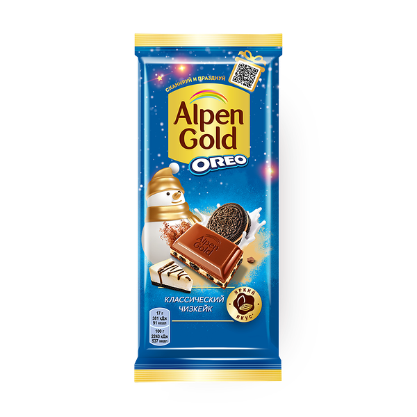 Шоколад Alpen Gold Oreo Класси­ческий чизкейк