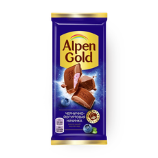 Шоколад Alpen Gold черни­ка-йогурт