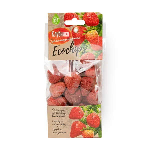 Клубника сублимированная Biorganic Ecochips