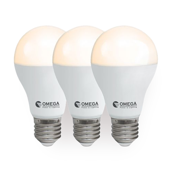 LED lamps 15W A60 white warm light OMEGA E27