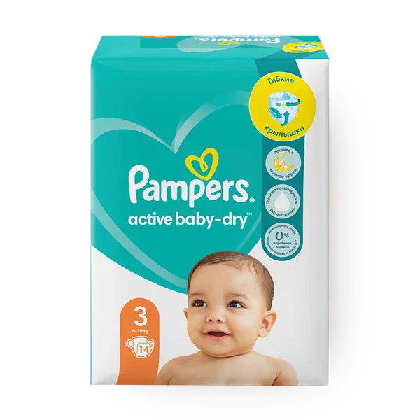 Подгузники Pampers Active Baby Dry 3-14