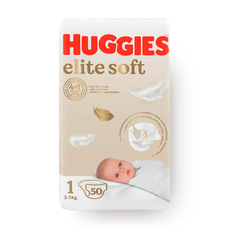 Подгузники Huggies Elite Soft 1