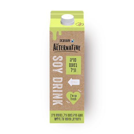 Tnuva Alternative Vanilla soy drink 1.45%