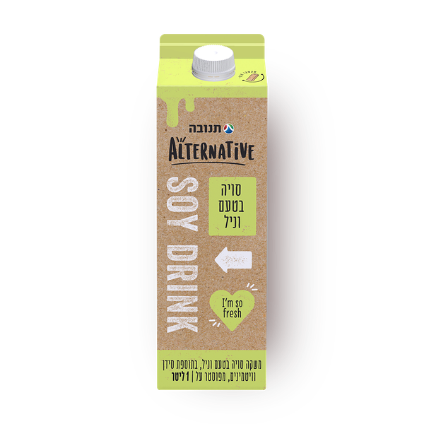 Tnuva Alternative Vanilla soy drink 1.45%