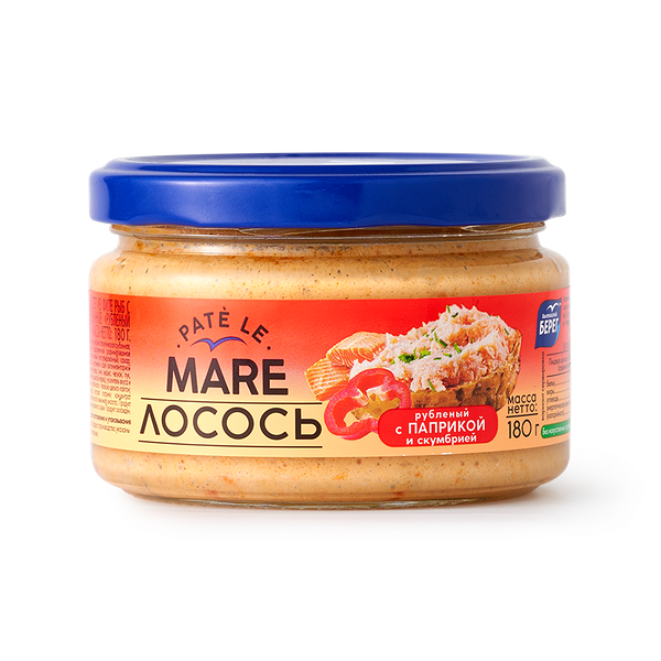 Лосось рубле­ный Pate Le Mare с папри­кой