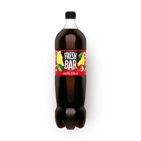 Напиток Alfa Cola Fresh Bar кола-лимон газированный, 1,5 л — купить с ...