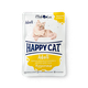 Влажный корм для кошек Happy Cat Курочка ломтики в яичном соусе