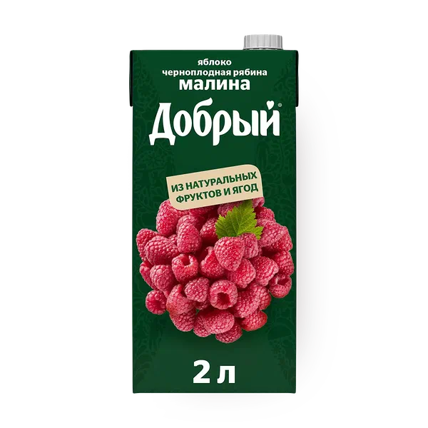 Нектар из яблок, черноплодной рябины и малины «Добрый»